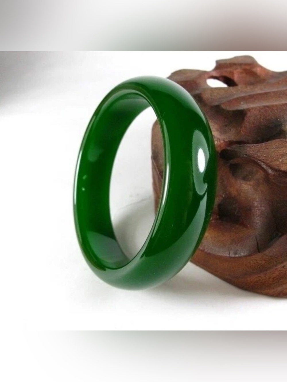 Green Jade Bangle Bracelet
